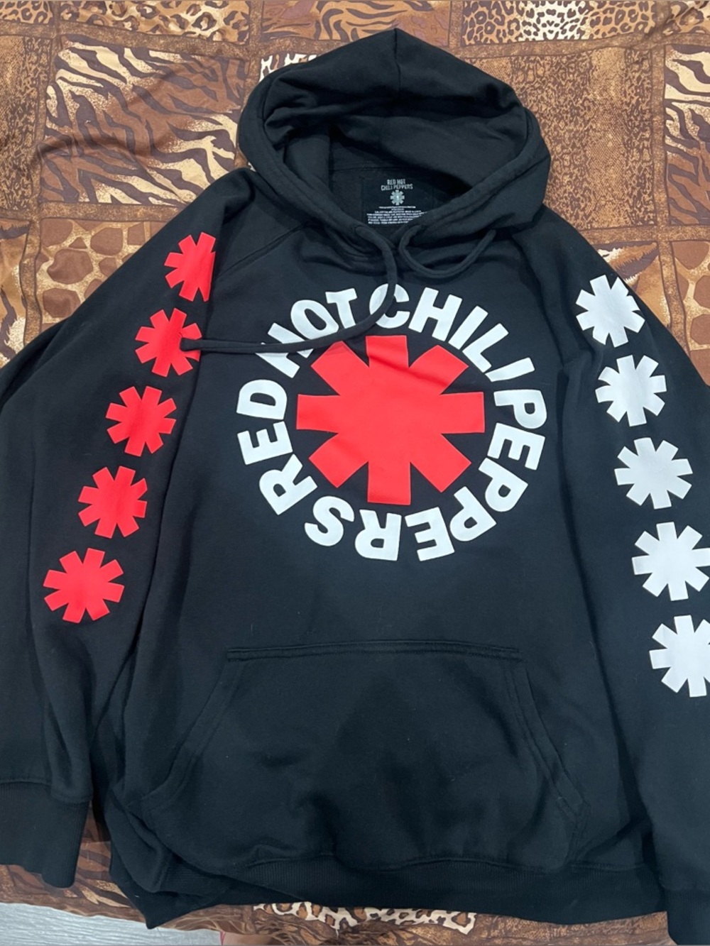 Red Hot Chili Peppers Black Logo Hoodie
